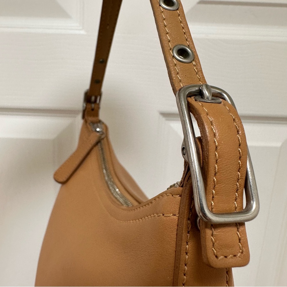 Coach Legacy West Mini Pouch Glove Leather Camel Shoulder Bag‎ Vintage Y2K - Picture 7 of 16